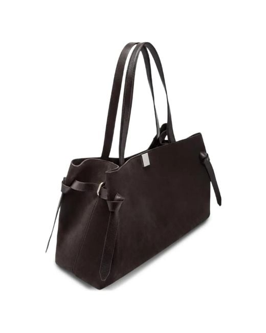 Yuzefi Black Gyoza Knotted Shoulder Bag