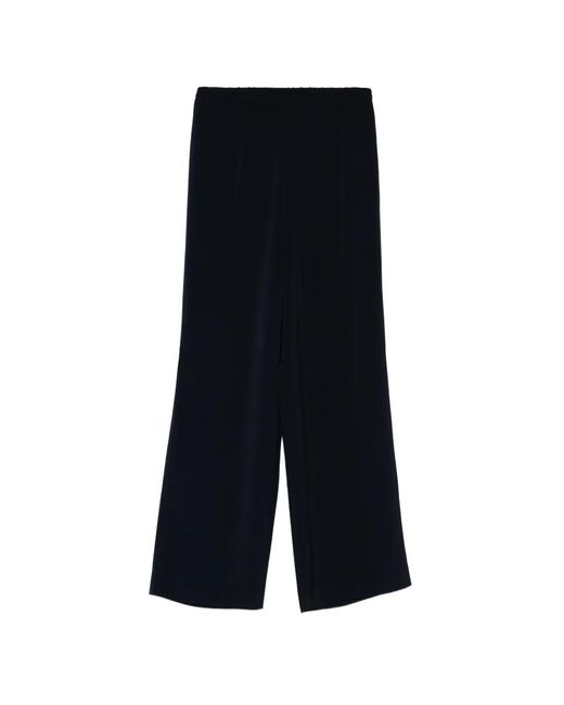 Hemisphere Blue Wide-Leg Trousers