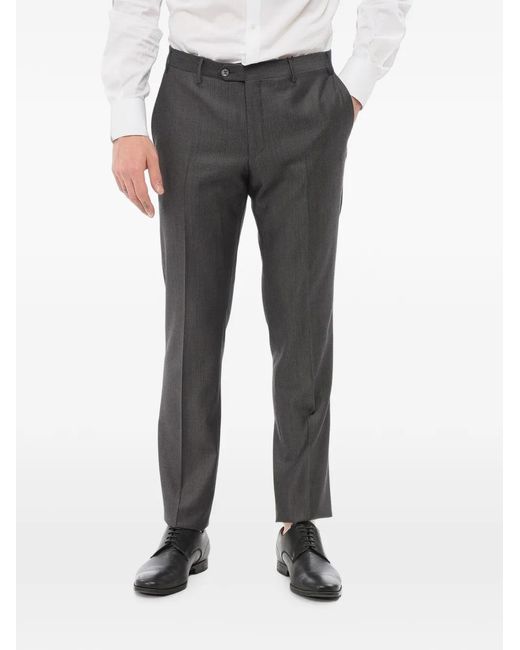 Corneliani Gray Tailored Trousers for men