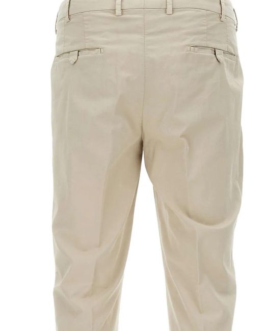 Devore Natural Silk-Blend Trousers for men