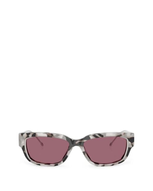 DIESEL Pink Rectangle-Frame Sunglasses