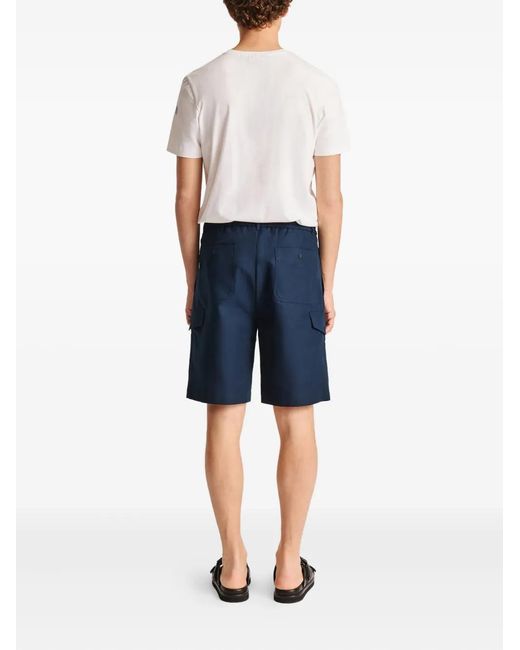 Fusalp Blue Cargo-Pocket Bermuda Shorts for men