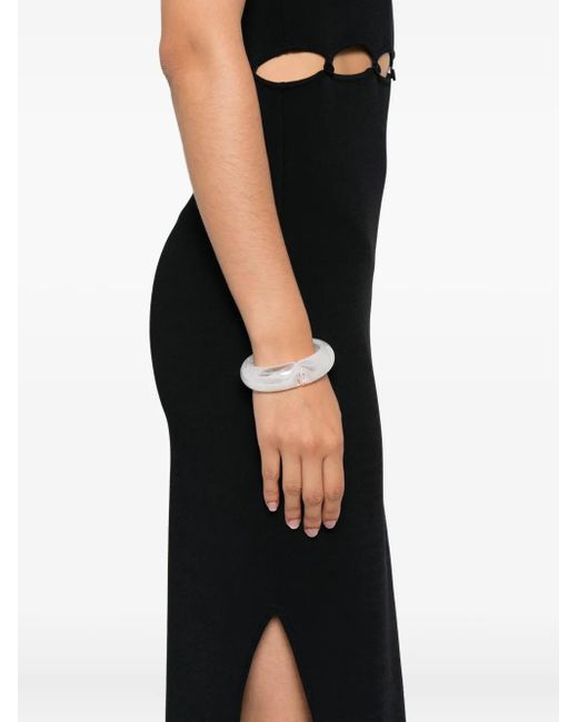 Abito Lungo Con Dettaglio Cut-Out di Nanushka in Black