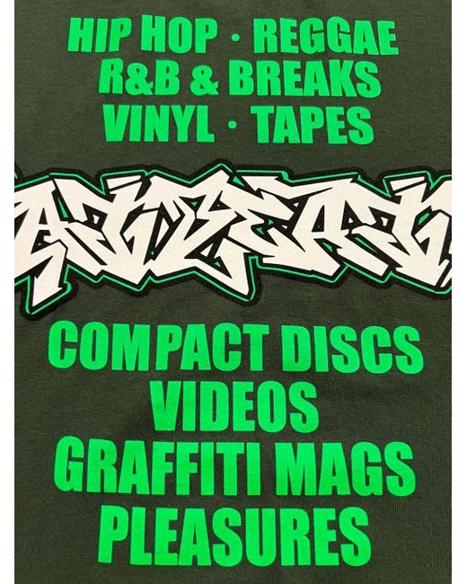 Pleasures Green Melrose T-Shirt for men