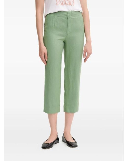 Pedro Del Hierro Madrid Green Linen Trousers