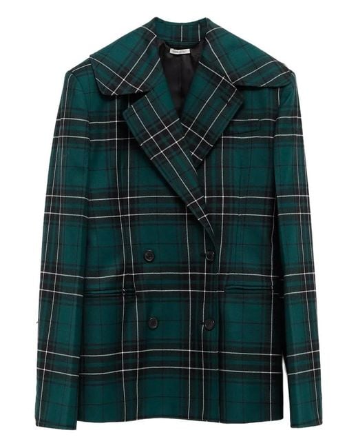 J.W. Anderson Green Doppelreihiger Blazer