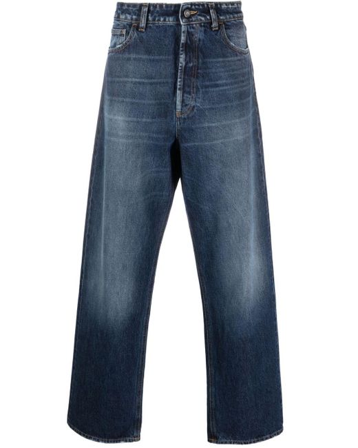 A_COLD_WALL* Blue Vintage-wash Wide-leg Jeans for men