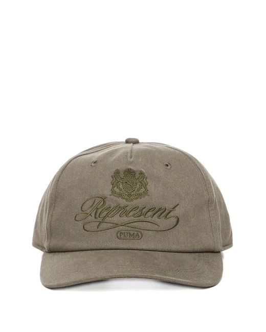 Gorra con logo bordado de x Represent PUMA de color Gray