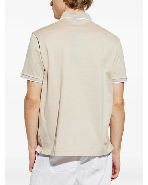 Paul & Shark White Button-Collared Polo Shirt for men