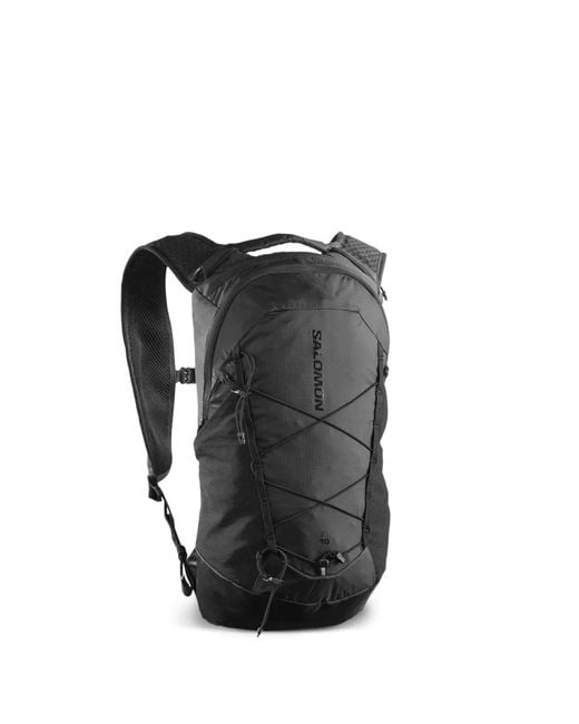 Salomon Black Xt 10 Bungee-Cord Backpack