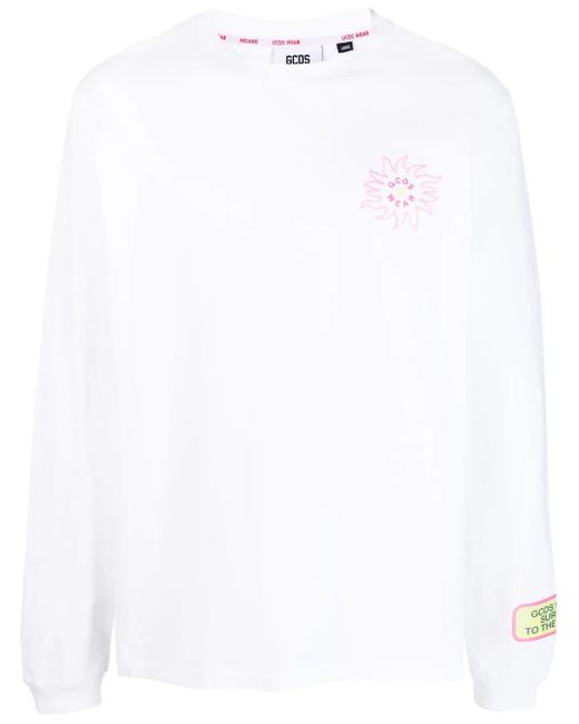 Camiseta Surfing Wirdo con estampado gráfico Gcds de hombre de color White