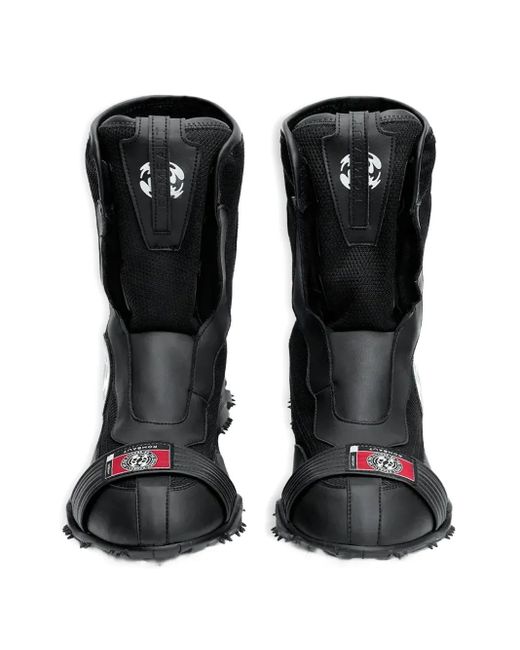 Anfibi Con Inserti di Rombaut in Black
