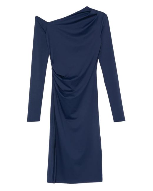Abito Midi Asimmetrico di Patrizia Pepe in Blue