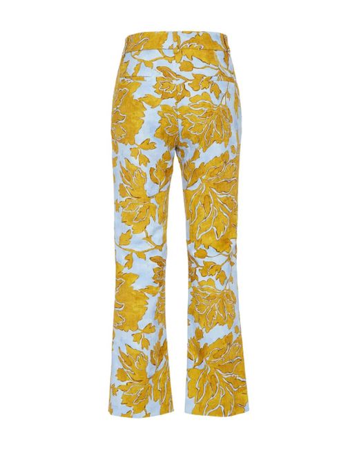 LaDoubleJ Yellow Stretch-Cotton 24/7 Trousers