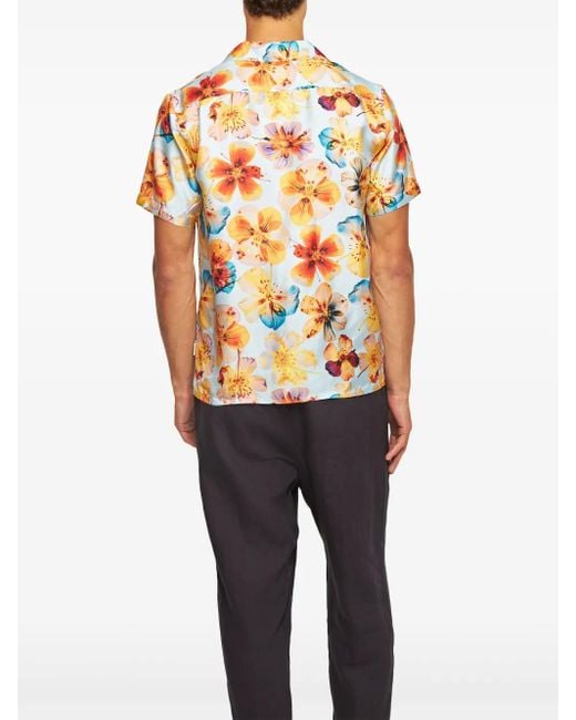 Orlebar Brown Orange Hibbert Shirt for men