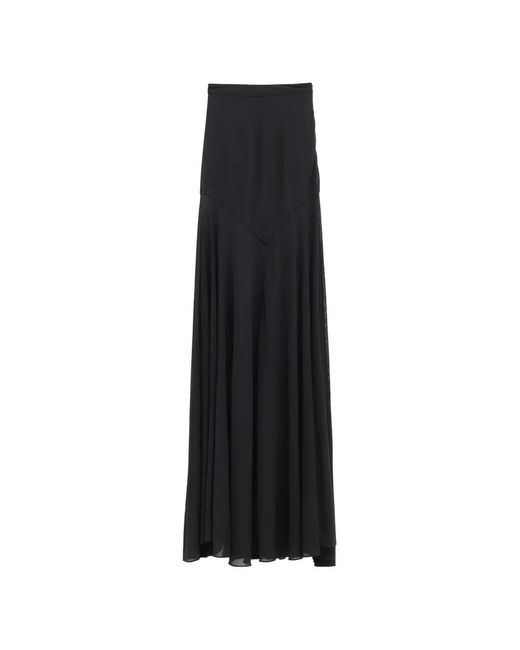 Atlein Black Flared Skirt