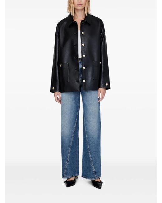 Anine Bing Blue Luca Jacket