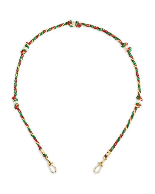 Marie Lichtenberg Metallic 14K Mauli Rasta Necklace