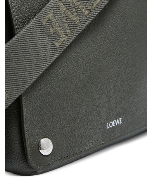 Loewe Mittelgroße Pebble Kuriertasche Mit Logo-Band in Black für Herren