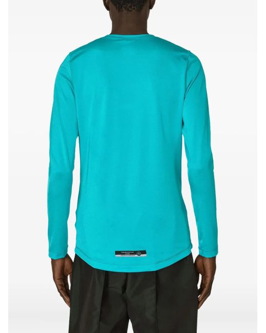 メンズ Reebok Botter ロゴ ロングtシャツ Blue