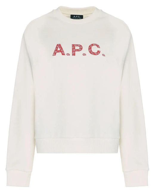 A.P.C. Patty Sweater in het White
