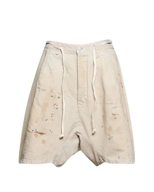 RIVINGTON roi Rebis Natural Pontius Corduroy Shorts for men