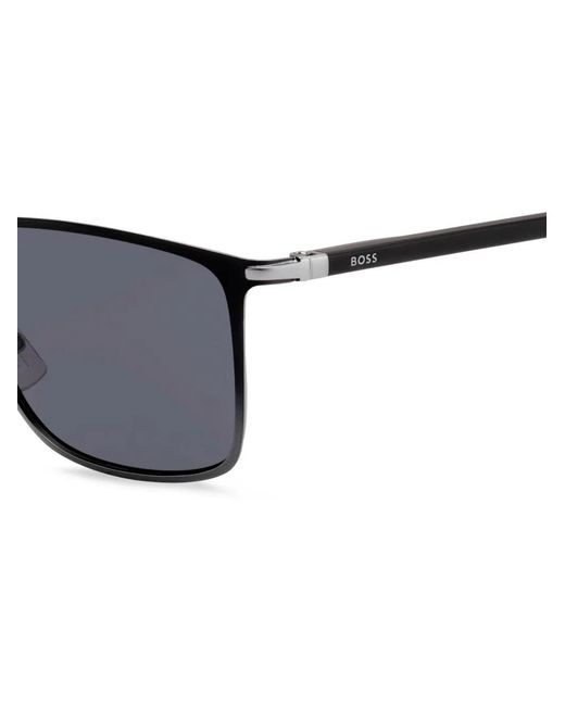 Boss Blue Rectangle-Frame Sunglasses for men