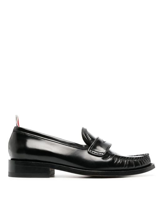 Thom Browne Black Flat Shoes