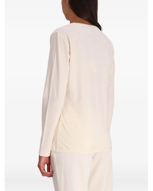 Liu Jo デコラティブ ロングtシャツ Natural
