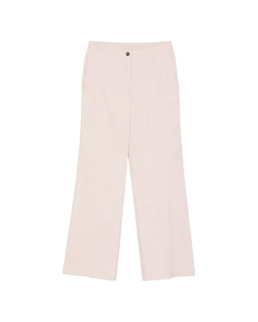 Seventy White Side-Pockets Trousers