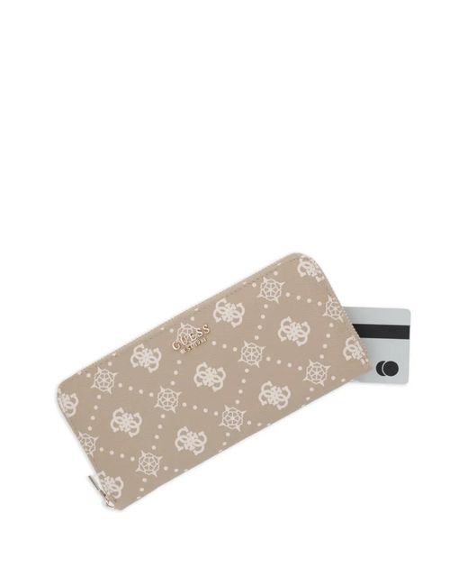 Guess Gray Carrie 4G-Monogram Wallet