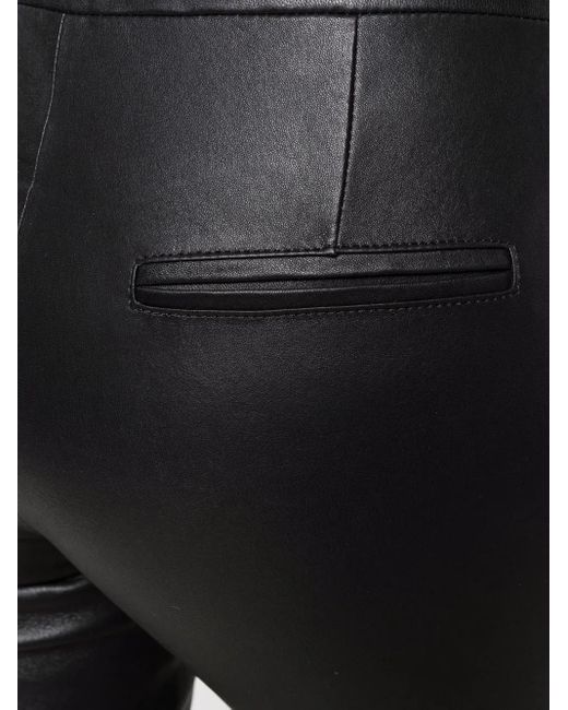 Arma Black Cropped Flared Trousers