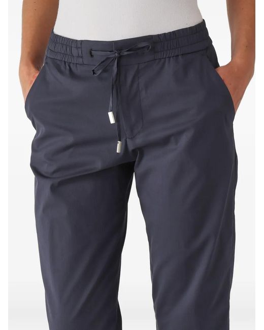 PT Torino Blue Drawstring-Waistband Trousers