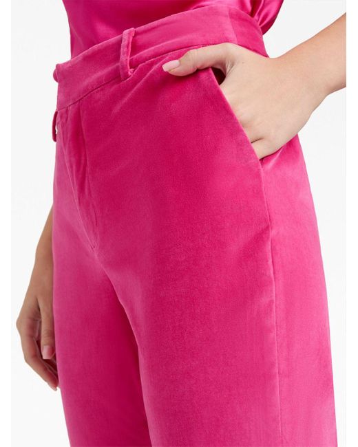 Cinq À Sept Pink Kerry Chenille Trousers