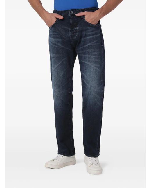 ARMANI EXCHANGE Jeans Met Vervaagd Effect in het Blue voor heren