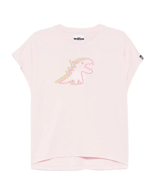 SPORT b. by agnès b. Pink Dino Shadow Cotton T-Shirt