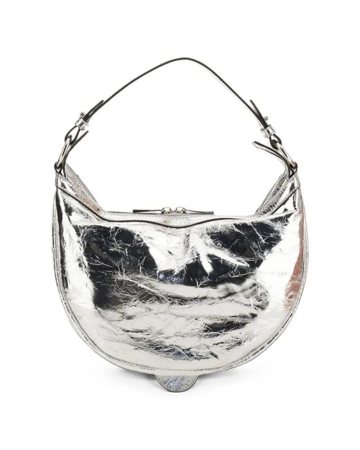 Versace White Small Repeat Shoulder Bag