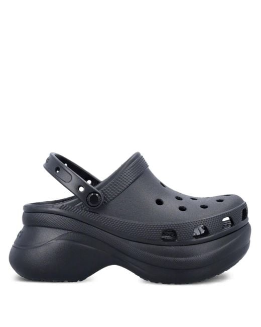 CROCSTM Blue Clogs Mit Plateau