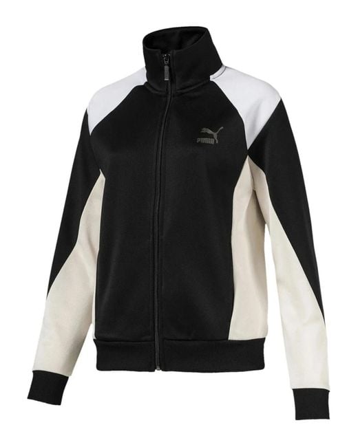 PUMA Black Retro Track Sweatshirt