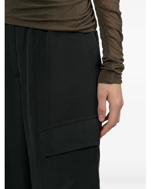 Helmut Lang Black Cargo Sweatpants