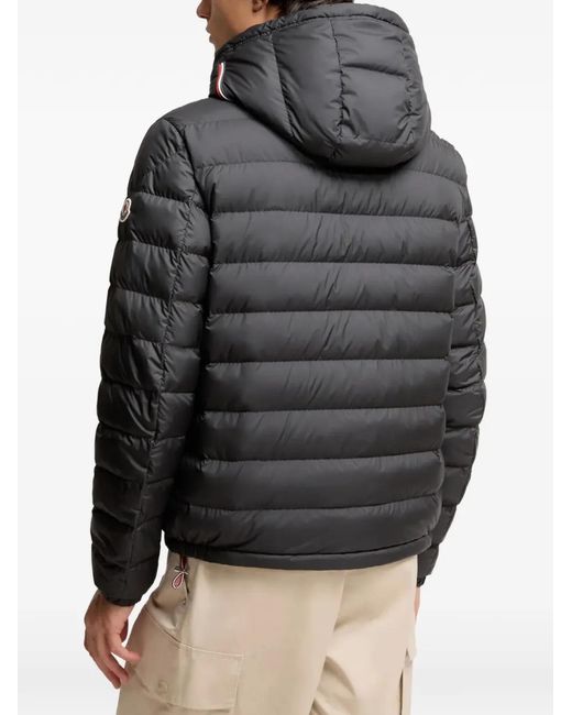 Moncler Black Down-Filled Adjustable Hood Coat Size 3 for men