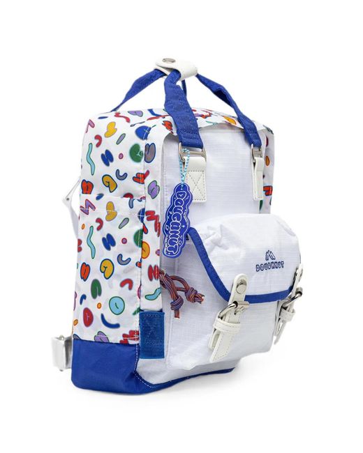 Doughnut Blue Graphic-Print Backpack
