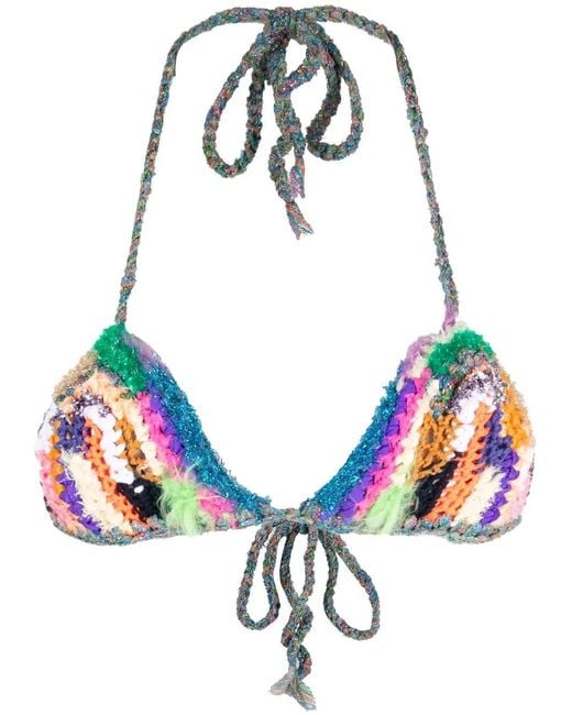 Forte_forte White Knit Bikini Top
