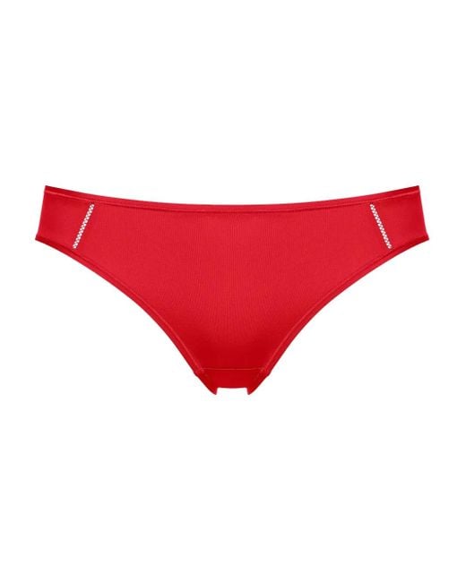 Eres Red Enora Soyeuse Thin Briefs