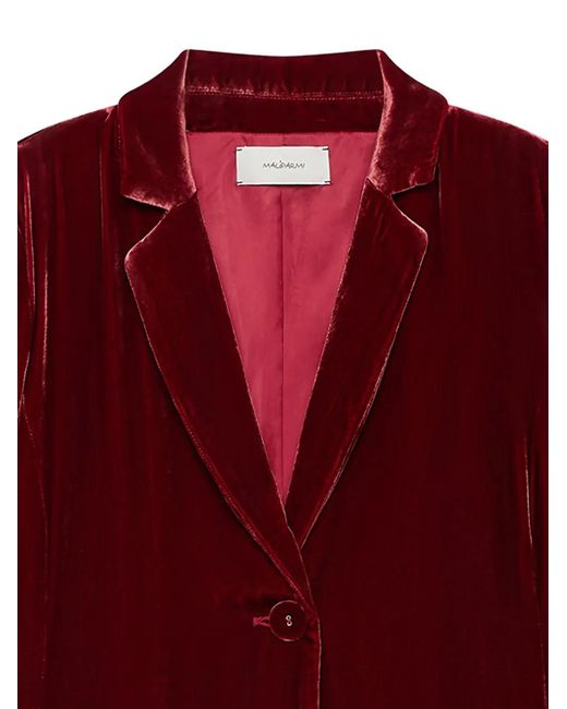 Maliparmi Red Jacke Mit Knöpfen