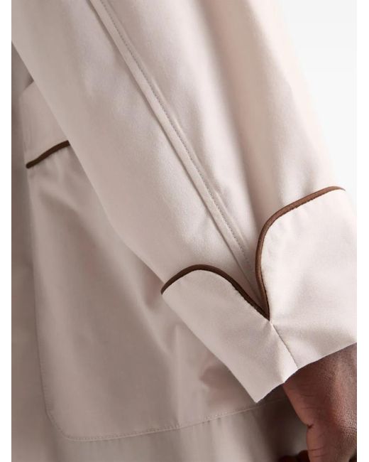 Prada Natural Belted Robe Coat for men