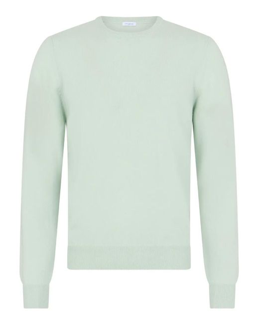 Malo Green Crew-Neck Sweater for men