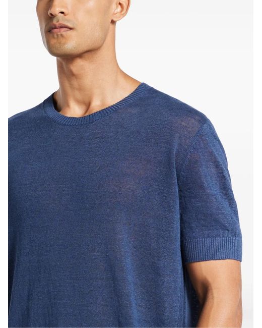 CHE Blue Knitted T-Shirt for men