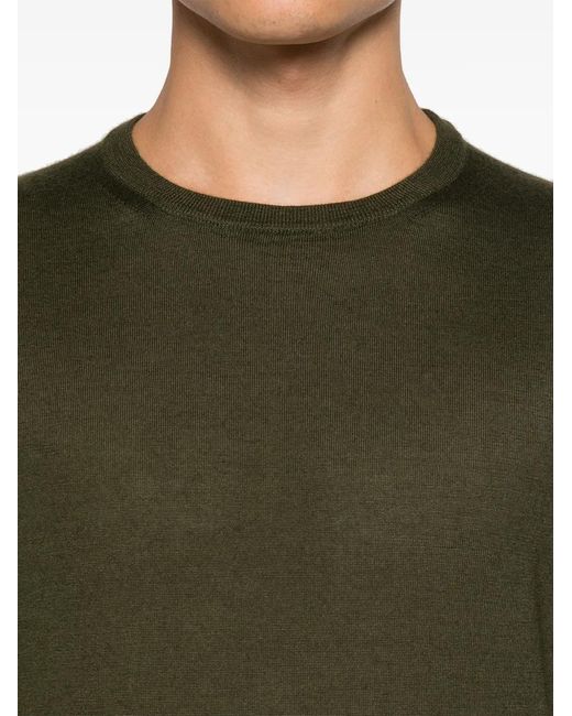 Fedeli Green Argentina Sweater for men