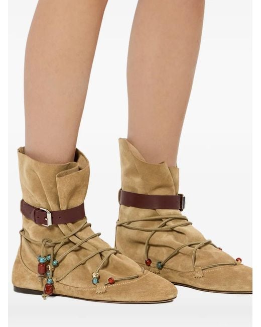 Isabel Marant Brown Calf Leather Boots